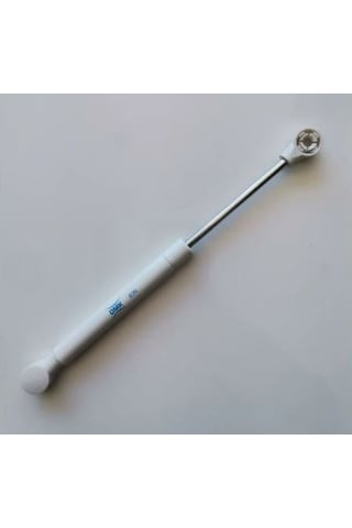 Gazlı Piston Dolap Amortisörü Beyaz Kapak Hidroliği 27 Cm 80n