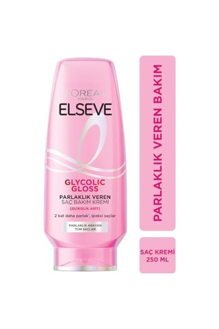 L'oreal Paris Elseve Glycolic Gloss Parlaklık Veren Saç Bakım Kremi 250ml