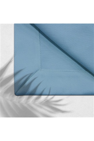 Kuş Gözü Desenli Masa Örtüsü Aqua Mavi-661 - Aqua Mavi