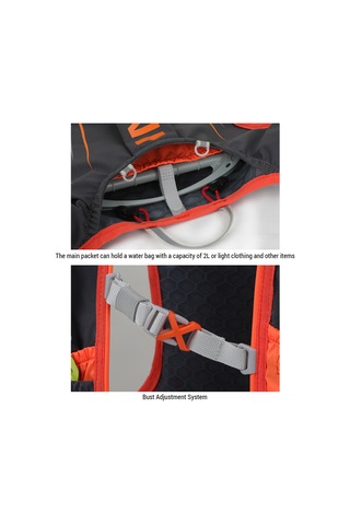 Yuntech01 Hafif 5l Bisiklet Sırt Çantası - 1.5l Su Torbası Ve 2 Şişe İle Outdoor Sporlar İçin Mavi