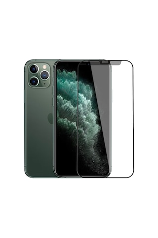 Apple Uyumlu   iPhone 11 Pro Max Mat Ekran Koruyucu 9H Temperli Parmak İzi Tutmayan Wiwu iVista Matte