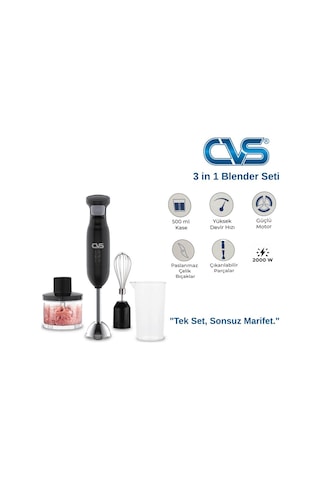 Cvs DN 12110 3 in 1 2000 W Blender Set