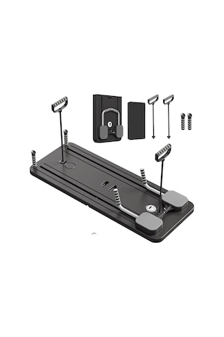 Reformer-100 Siyah Pilates Reformer Seti Ev Tipi Spor Ekipmanı Fizik Antrenman Aleti