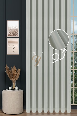 Güneşlik Perde V-krem Krem