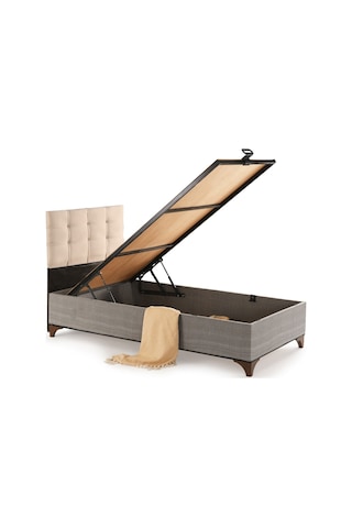 Azrayatakmobilya Tek Kişilik Plus Baza + Başlik 100 x 200