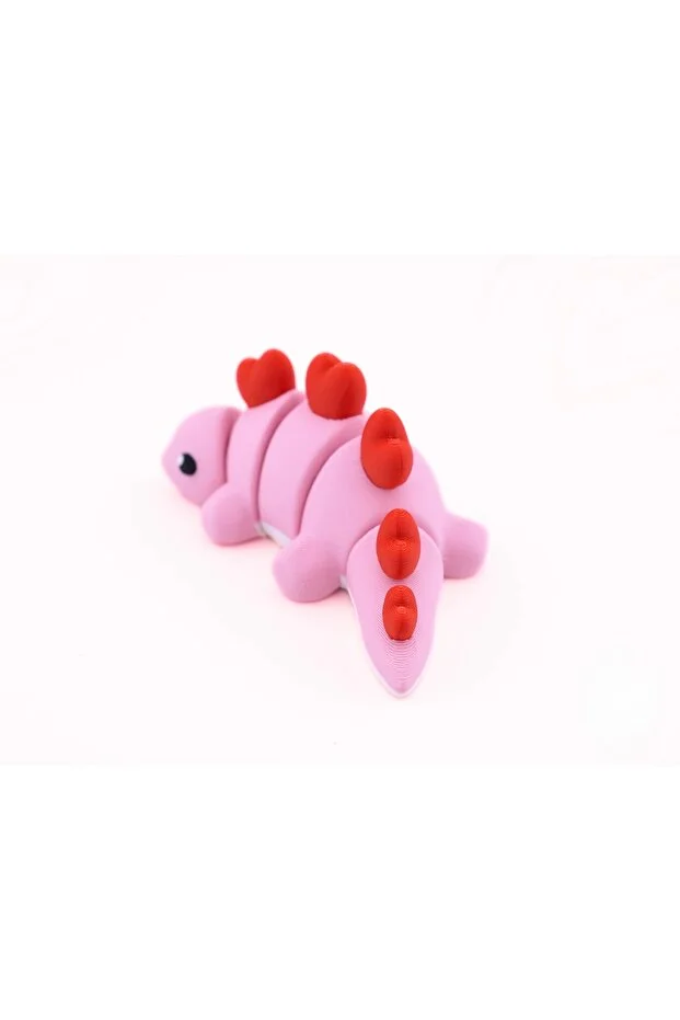 Sevimli Pembe Dinozor Anahtarlık