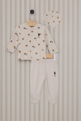 U.S. Polo Assn. U.s. Polo Assn Erkek Bebek Krem Takım 5274-45846 Krem