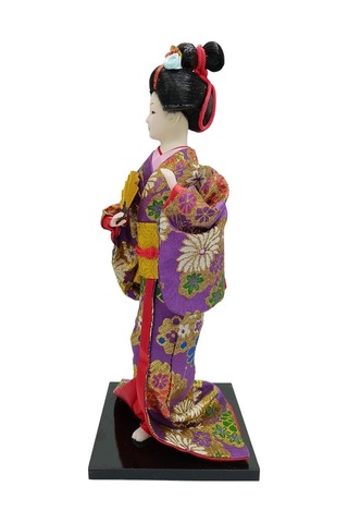 Japon Kimonolu Geyşa Bebek Kabuki Biblo 30 Cm No.14 Anime