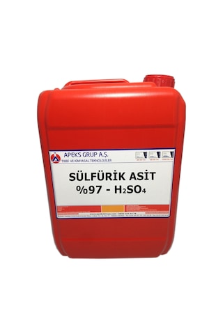 Sülfürik Asit - %97 - H2So4 - 10 Kg Sülfürik Asit - %97 - H2So4 - 10 Kg