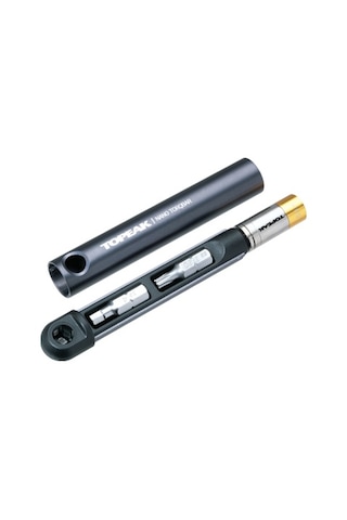 Topeak Nano Torqbar Dx Tork Anahtarı 4,5,6nm İle Sabit + 5 Farklı Uç Tt2570 Siyah