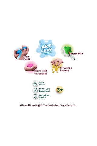 04148 Art Clay Minik Canlılar Süper Hafif Kil Belirtilen Fiyat, Tekli Satış İçin Adet Fiyatıdır.