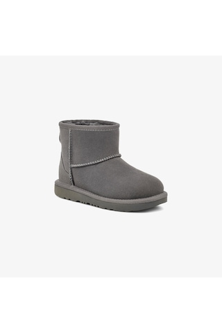 Ugg Classic Mini Çocuk Gri Bot Düz 1017715k Gri