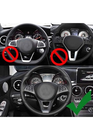 Dk Tuning Mercedes Benz Direksiyon Gerçek Karbon Fiber 3m Trim Ka