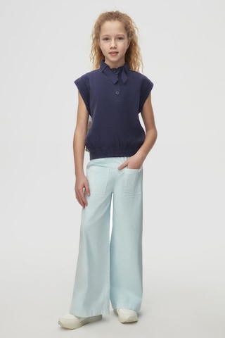 Nk Kids 38813 Kız Çocuk İndigo Forest Bluz İndigo