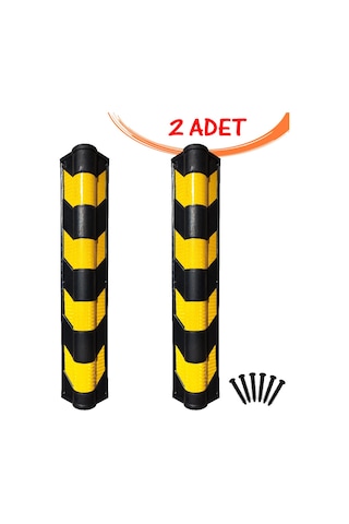 Otopark Kolon Köşe Koruyucu İmalatı Oval Kauçuk Köşe Koruyucu 2 Adet