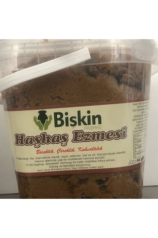 Bişkin Haşhaş Ezmesi 1 KG