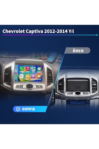 Chevrolet Captıva 2012-2014 Carplay Navigasyon 6gb Ram 128gb Rom