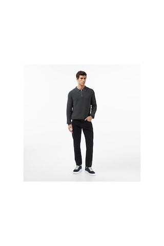 Nautica Erkek Gri Classic Fit Kazak Düz S57223t Gri