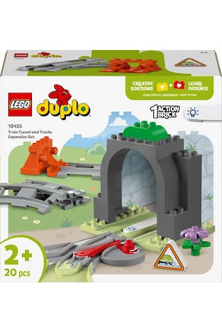 LEGO® DUPLO® Kasabası Tren Tüneli ve Rayları Ek Macera Seti 10425 - 2 Yaş ve Üzeri Çocuklar İçin Eğitici Oyuncak Yapım Seti (20 Parça)
