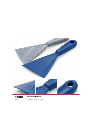 Fida Plastik Hamur Spatulası Esnek - Mavi