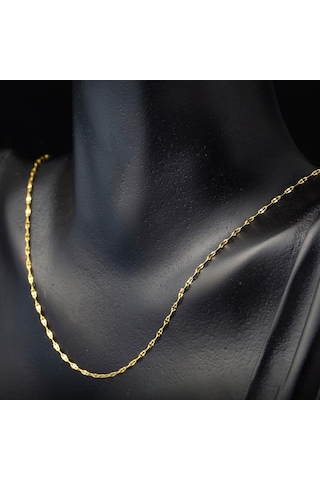 Bilezikci 14 Ayar Altın 50 cm. İnce Zincir ZNISY14K22198