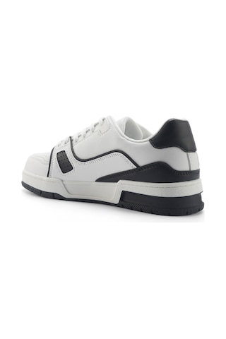 Lumberjack Penıta 5fx Beyaz Kadın Sneaker Beyaz-sıyah Beyaz - Siyah