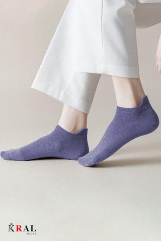 Kral Socks 5 Çift Kadın Yün Termal Kulak Detaylı Isı Emici Kışlık Çorap Renkli Karışık ASORTİ