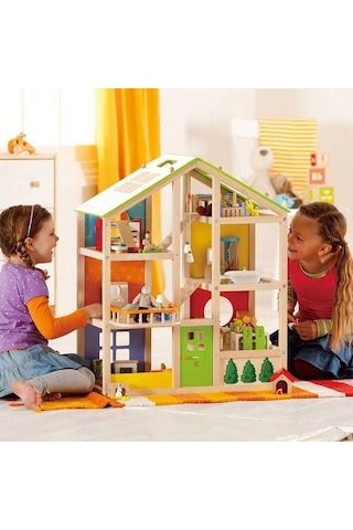 Hape 4 Mevsim Mobilyalı Oyuncak Ev