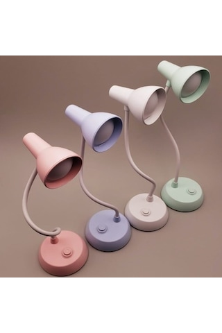 Pilli Led Masa Lambası Çok Renkli