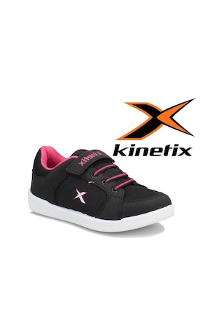 Kinetix Lenko Siyah Fuşya Kız Çocuk Spor Ayakkabı Siyah