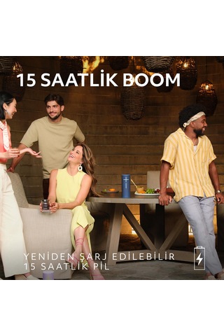 Ultimate Ears Boom 4 Taşınabilir Su Geçirmez Bluetooth Hoparlör, 360 Derece, 15 Saatlik Pil Ömürlü - Mor