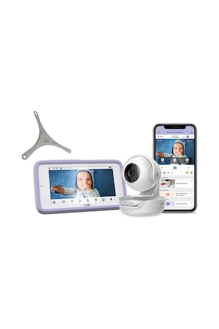 Hubble Nursery Pal Deluxe 5 Dijital Ekranlı Bebek Kamerası Beyaz / Beyaz