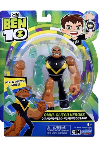Ben 10 Aksiyon Figürler S1W12 Diamondhead - Humungousaur