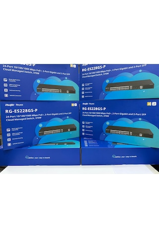 Ruijie Reyee Rg-es224gs-p 24 Port Gigabit Smart Yönetilebilir Poe Switch