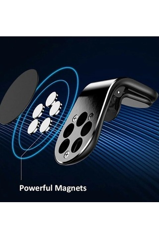 Mıknatıslı Siyah Araç Içi Telefon Tutucu