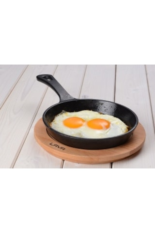 Lava Döküm Mini Yuvarlak Kızartma Tavası 16 CM