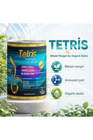 Tetris Bitkisel Amino Asit İçeren Sıvı Organik Gübre 5 Litre 5 L