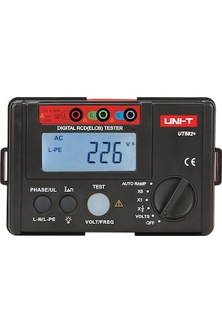 Uni-t Ut582+ Dijital Rcd Elcb Test Cihazı