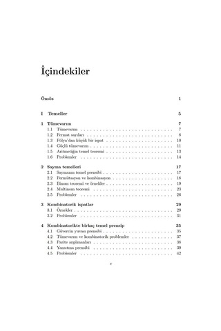 Ayrık Matematikte Seçme Konular 1