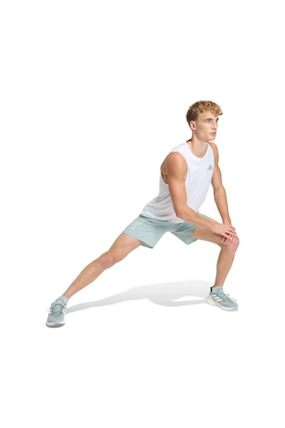 Adidas Running Essentials Erkek Beyaz Yuvarlak Yaka Atlet