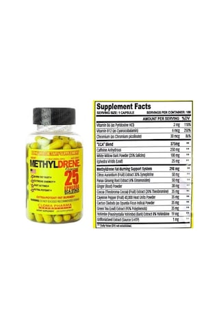 Cloma Methyldrene Fat Burner Eca Stack 100 Capsul