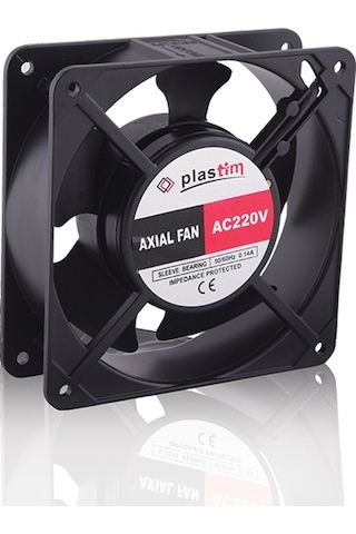 Plastim Pf12038B 120X120X38Mm Monafaze 220V 2700 Rpm Soğutucu Fan