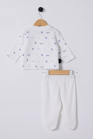 U.S. Polo Assn. U.s. Polo Assn Erkek Bebek Beyaz Takım 5274-47801 Beyaz