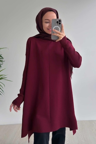 Kahijab Mira Merserize Tunik - Bordo