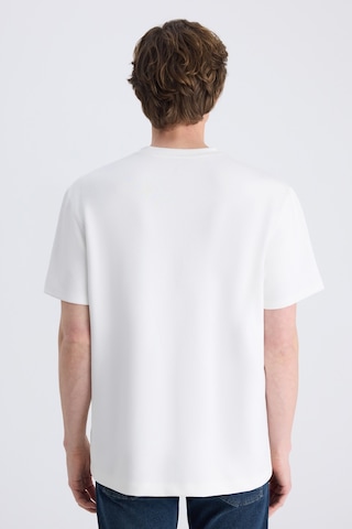 Twn Relaxed Fit Beyaz Düz Rayon T-shirt 4ec1461711372 801
