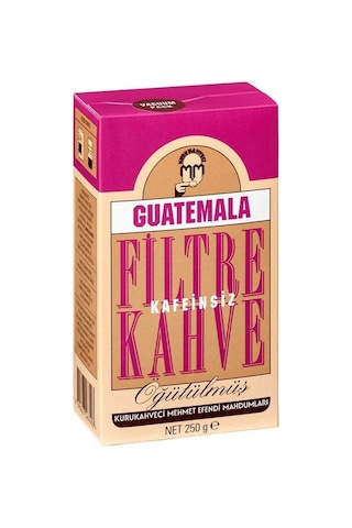 Kurukahveci Mehmet Efendi Guatemala Kafeinsiz Filtre Kahve 12 x 250 G