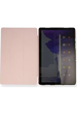 Samsung Galaxy Uyumlu X200 Tab A8 10.5 Kılıf Tablet Smart Kılıf - Rose Gold -