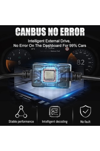 Flybuy H7 H11 H4 Led Far Lambaları Canbus, H1 Hb3 9005 H8 Hb4 9006 H9 H9 9012 Turbo 6000k H9 12 12