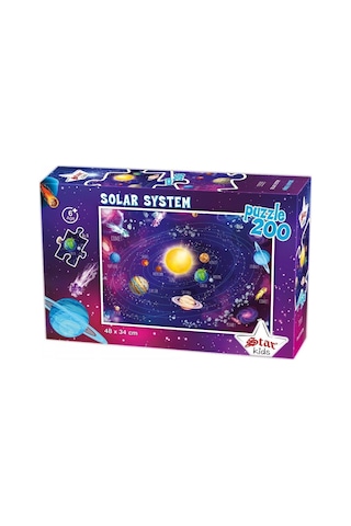 Star Puzzle 200 Parçalık Çocuk Puzzle/yapboz - Güneş Sistemi 1 Adet