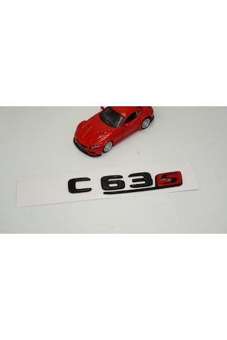 C 63 S Bagaj Parlak Siyah ABS 3M 3D Yazı Logo